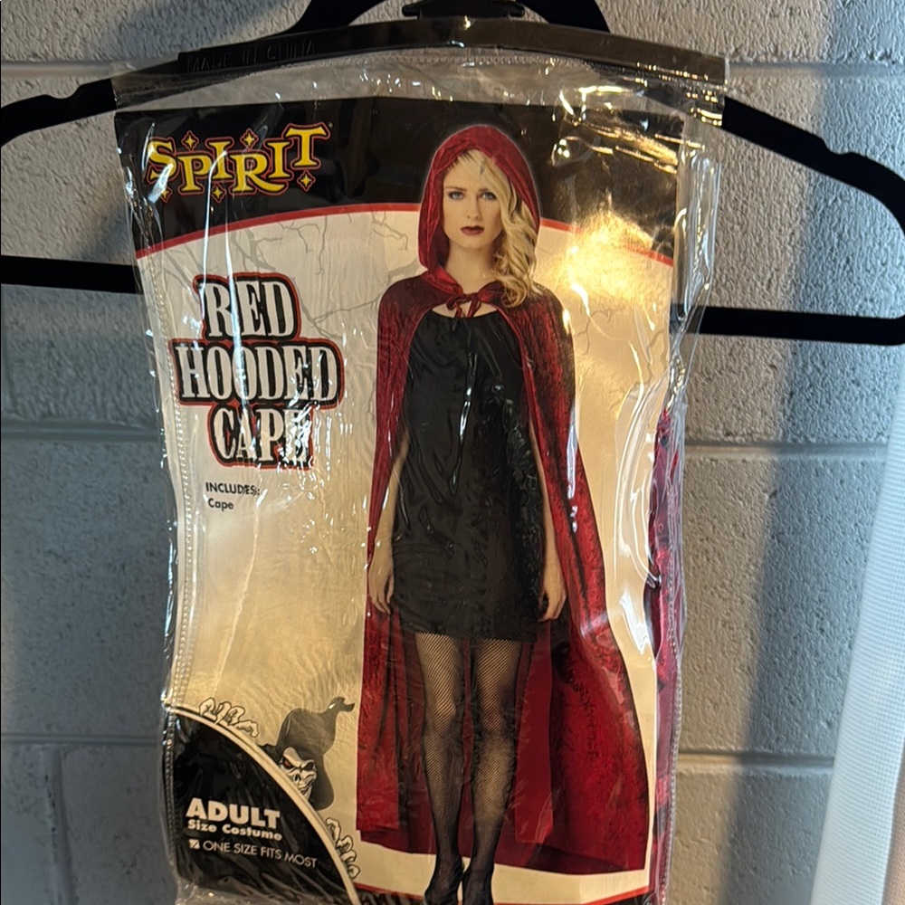 Red velvet cape
